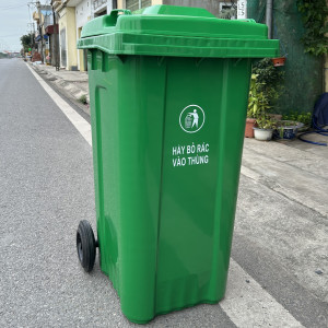 Thùng rác nhựa 160L