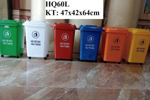 Thùng rác nhựa 60 lít
