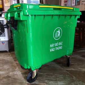 Thùng rác nhựa 660L