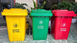 Thùng rác nhựa HDPE 80 lít