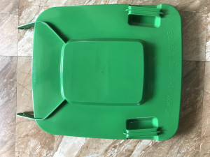 Thùng rác nhựa HDPE 240 lít đủ 8 màu: Xanh lá, vàng, cam, trắng, xám, xanh dương, đỏ, đen thumb